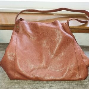 American Leather Co. Shoulder Bag with Slouchy Design